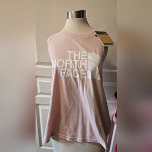 Brand New The North Face Women's Light Pink Tank Top